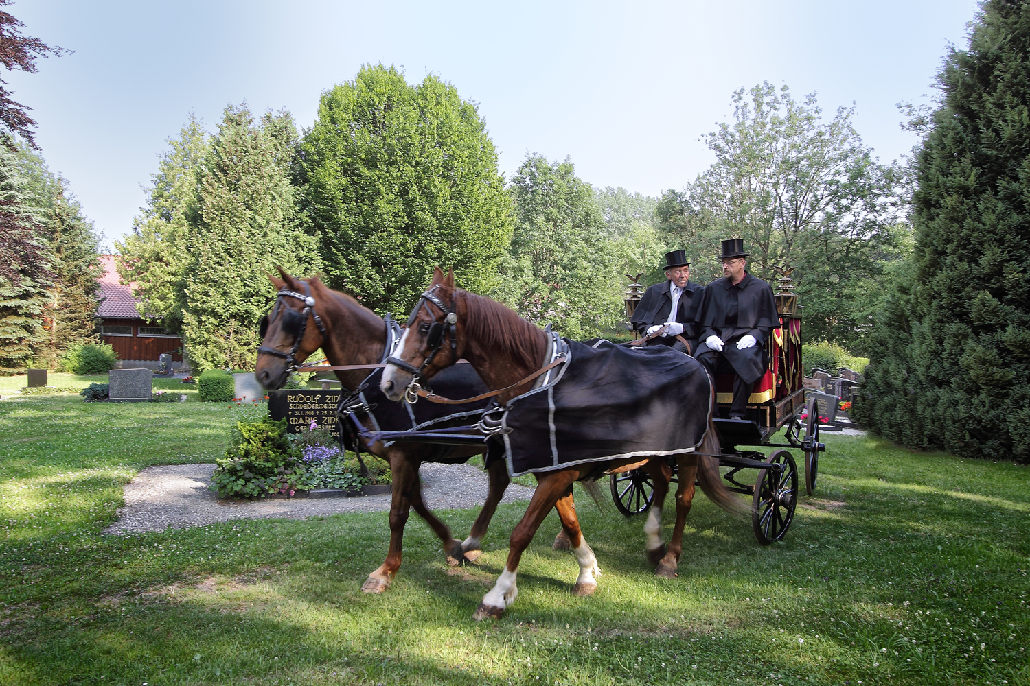 Bestattungskutsche in Ohrdruf und Friedrichroda